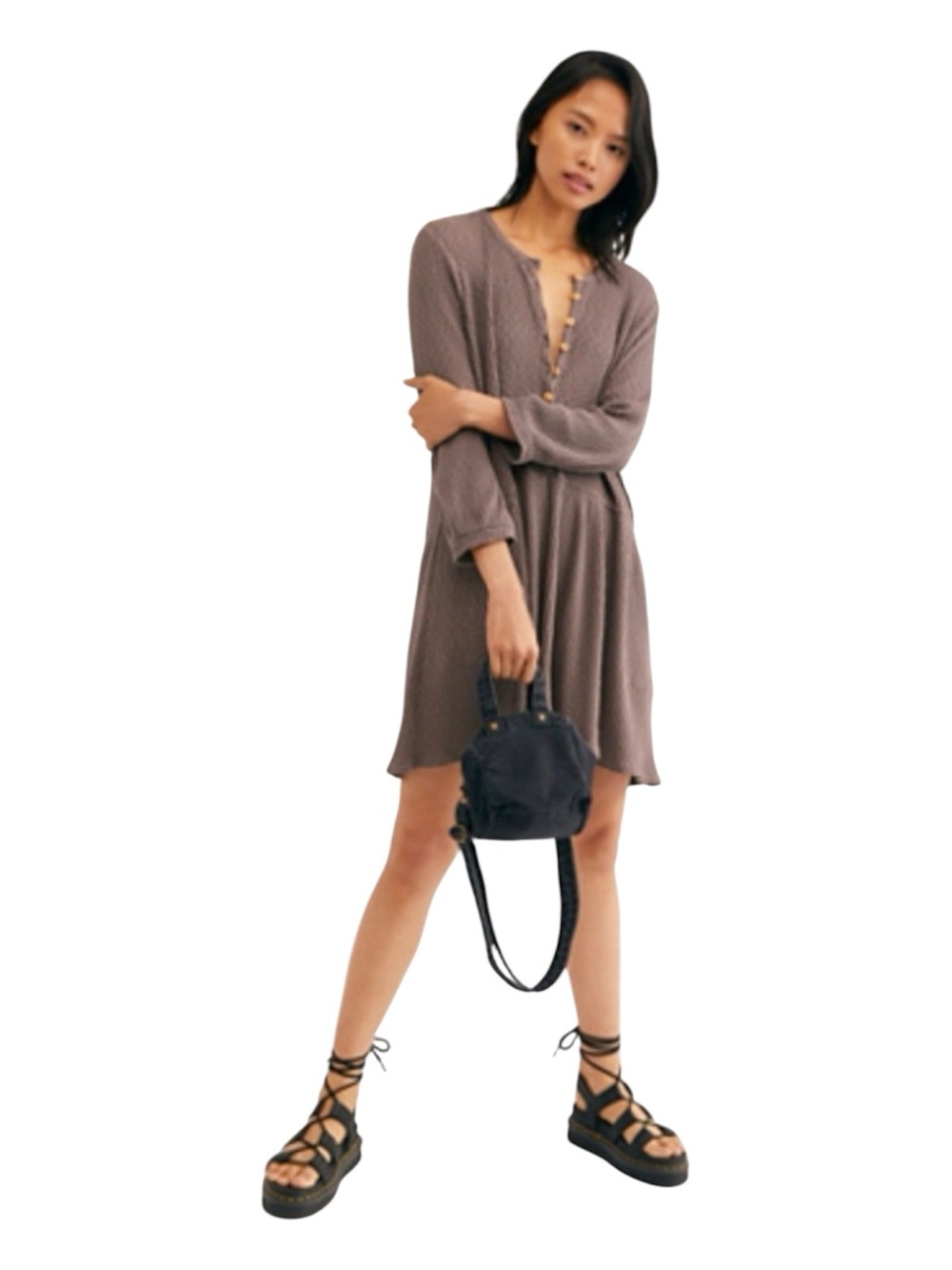 Blossom Button-Up T-Shirt Dress size medium